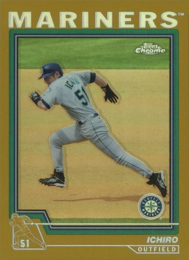 2004 Topps Chrome Ichiro Suzuki #10 Baseball Card