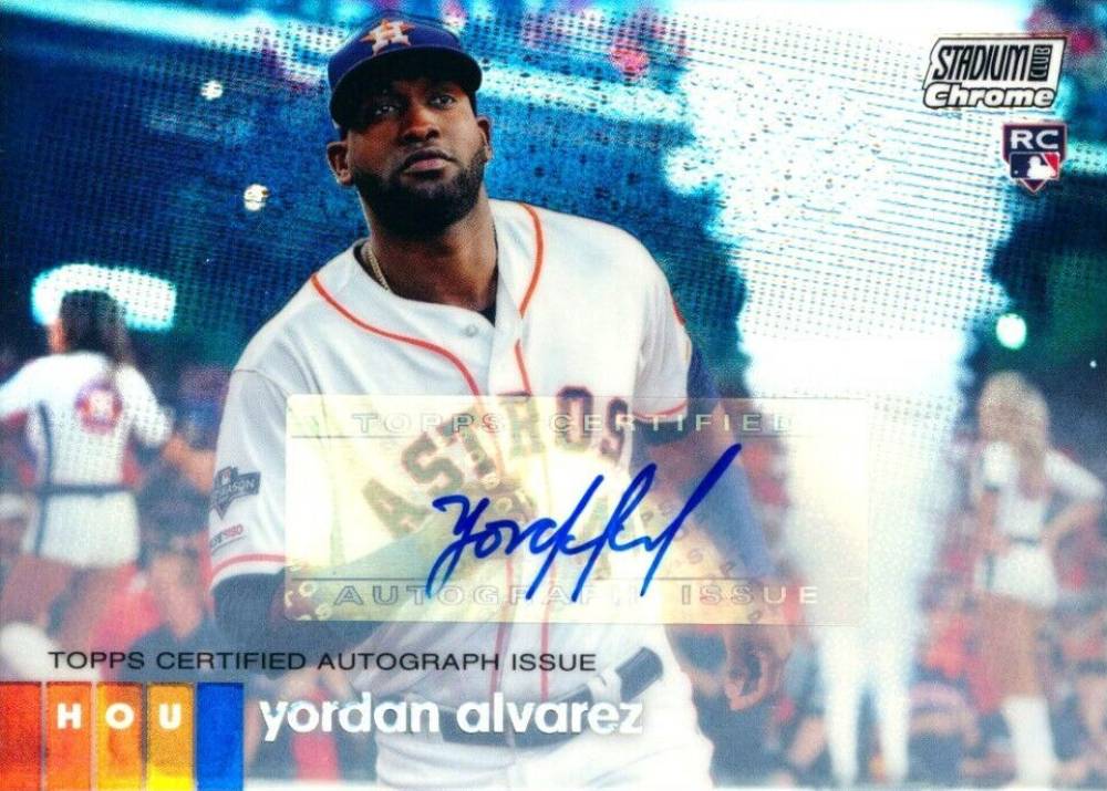 2020 Stadium Club Yordan Alvarez #69 Baseball Card