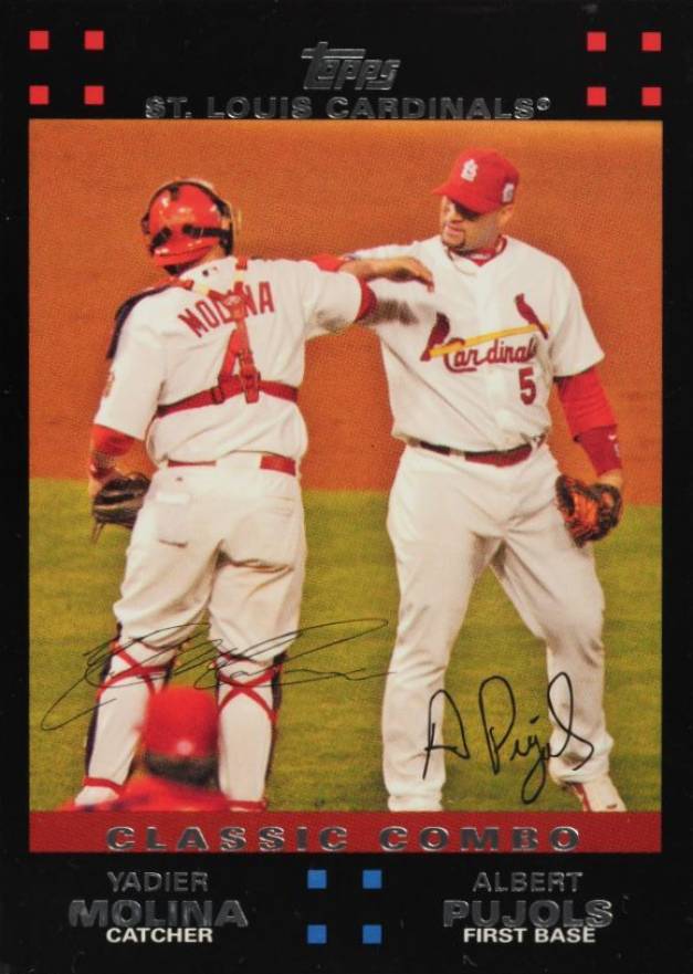 2007 Topps Albert Pujols/Yadier Molina #329 Baseball Card