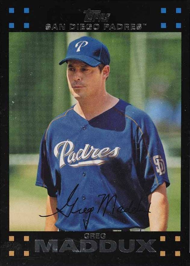 2007 Topps Greg Maddux #275 Baseball Card