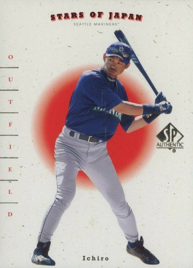 2001 SP Authentic Stars of Japan Ichiro/Tsuyoshi Shinjo #RS1 Baseball Card