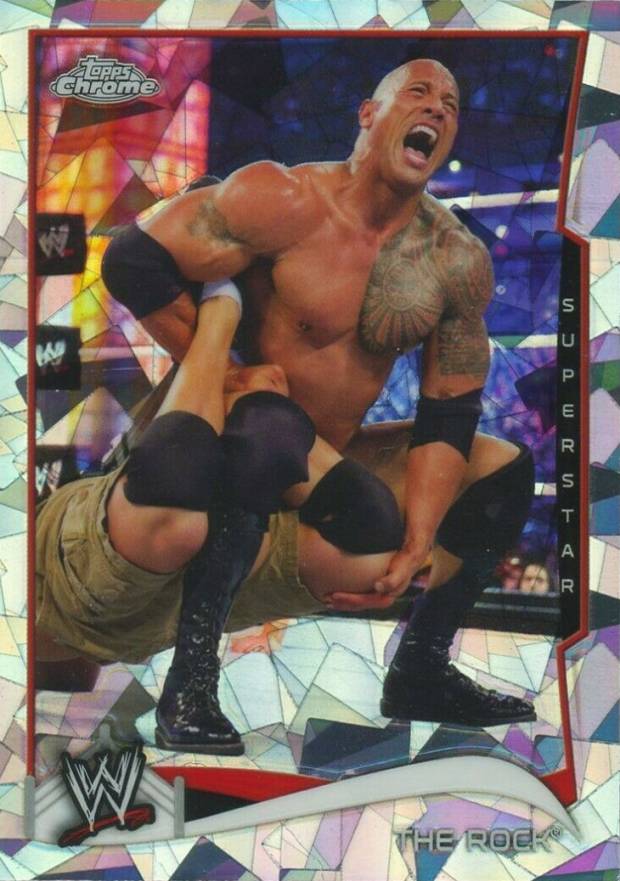 2014 Topps Chrome WWE Dwayne Johnson #40 Other Sports Card