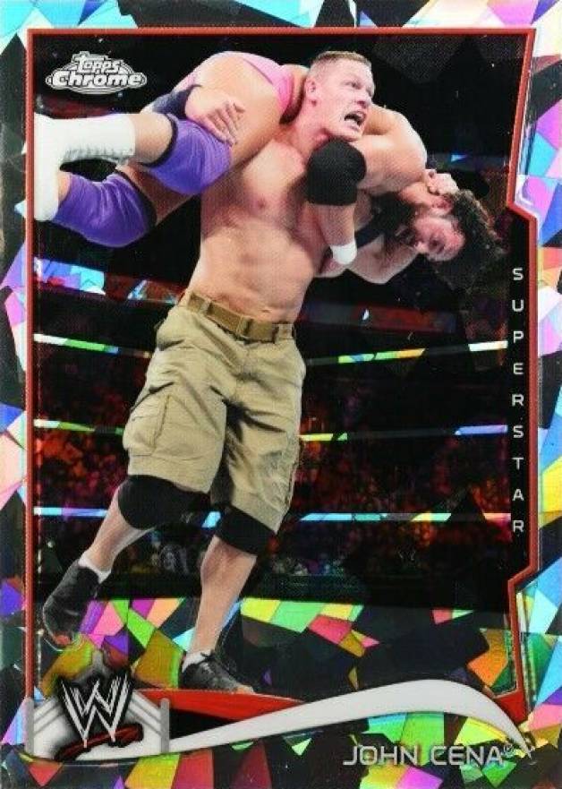 2014 Topps Chrome WWE John Cena #25 Other Sports Card