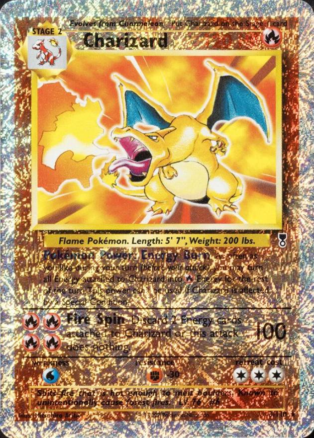 2002 Pokemon Legendary Collection  Charizard-Reverse Foil #3 TCG Card