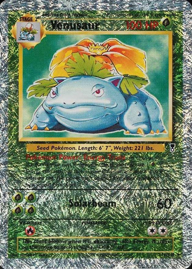 2002 Pokemon Legendary Collection  Venusaur-Reverse Foil #18 TCG Card
