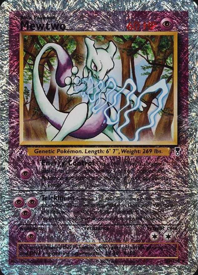 2002 Pokemon Legendary Collection  Mewtwo-Reverse Foil #29 TCG Card