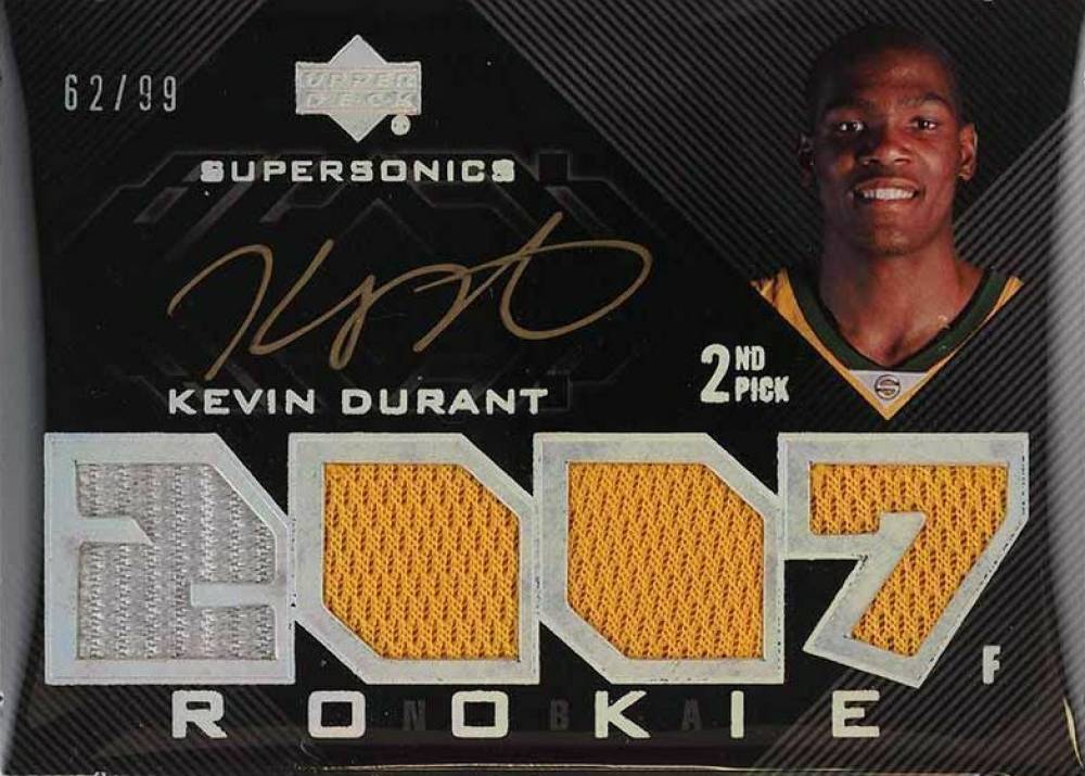 2007 Upper Deck Black  Kevin Durant #106 Basketball Card