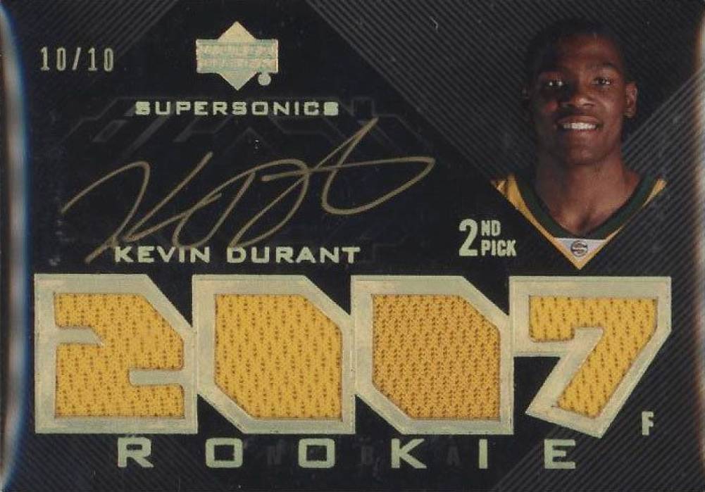 2007 Upper Deck Black  Kevin Durant #106 Basketball Card