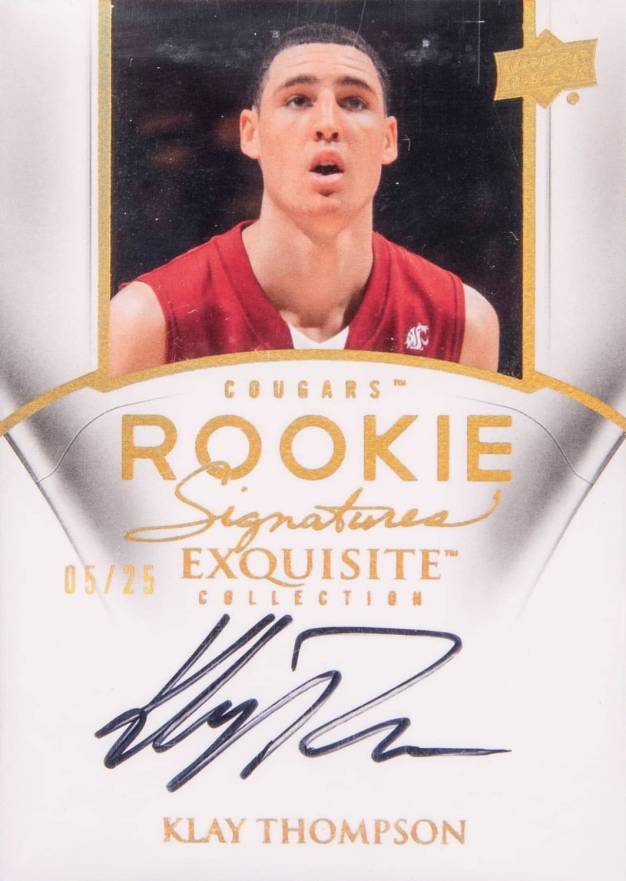 2011 Upper Deck Exquisite Collection Klay Thompson #64 Basketball Card