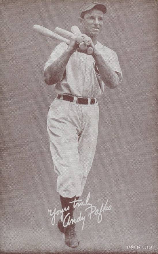 1939 Exhibits Salutation Andy Pafko # Baseball Card