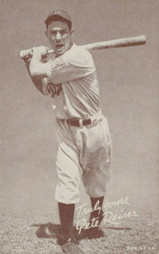 1939 Exhibits Salutation Pete Reiser # Baseball Card