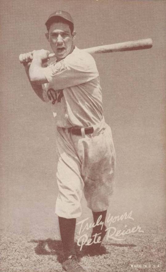 1939 Exhibits Salutation Pete Reiser # Baseball Card