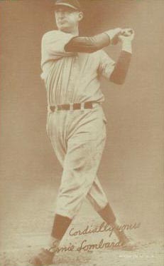 1939 Exhibits Salutation Ernie Lombardi # Baseball Card