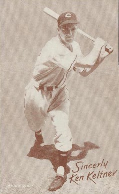 1939 Exhibits Salutation Ken Keltner # Baseball Card