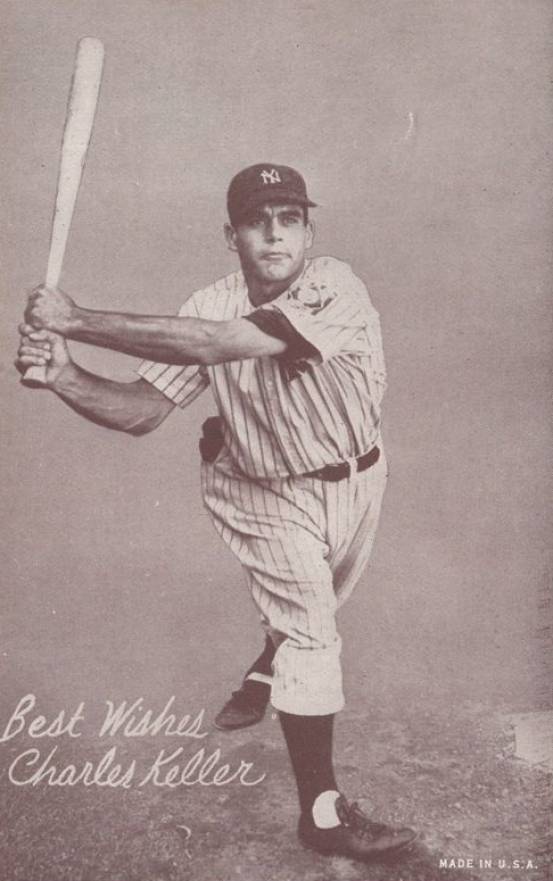 1939 Exhibits Salutation Charles Keller # Baseball Card
