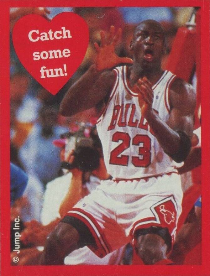1991 Cleo Michael Jordan Valentines Catch Some Fun! # Basketball Card