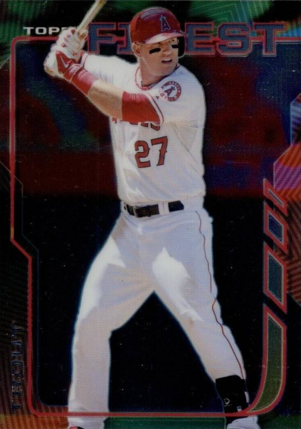 2014 Finest Mike Trout #100 Baseball Card