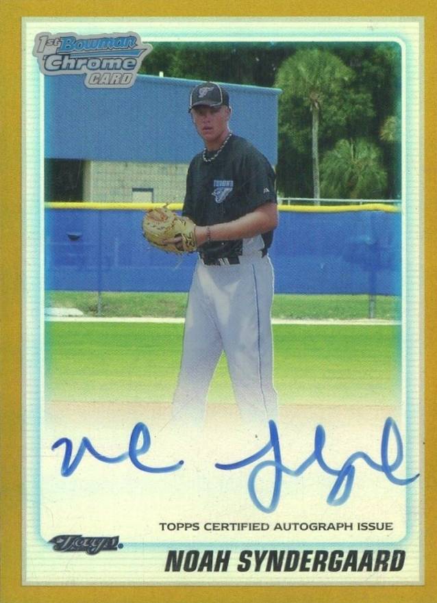 2010 Bowman Chrome Draft Picks & Prospects Noah Syndergaard #BDPP75 Baseball Card