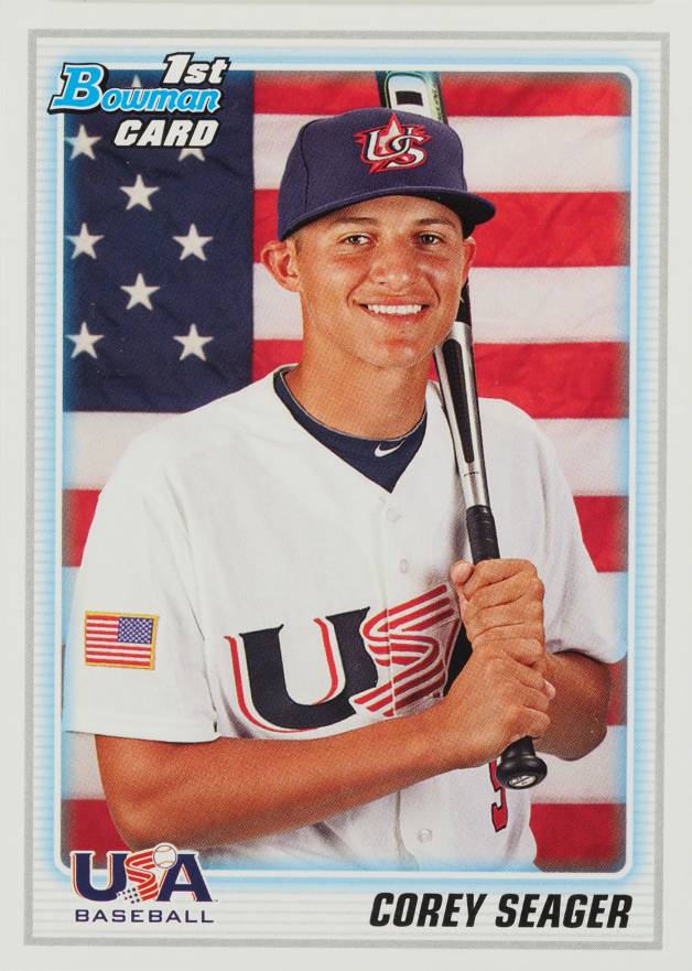 2010 Bowman Chrome Draft Picks & Prospects Corey Seager #BDPP108 Baseball Card