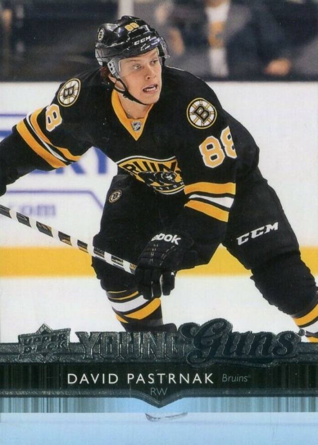 2014 Upper Deck David Pastrnak #495 Hockey Card