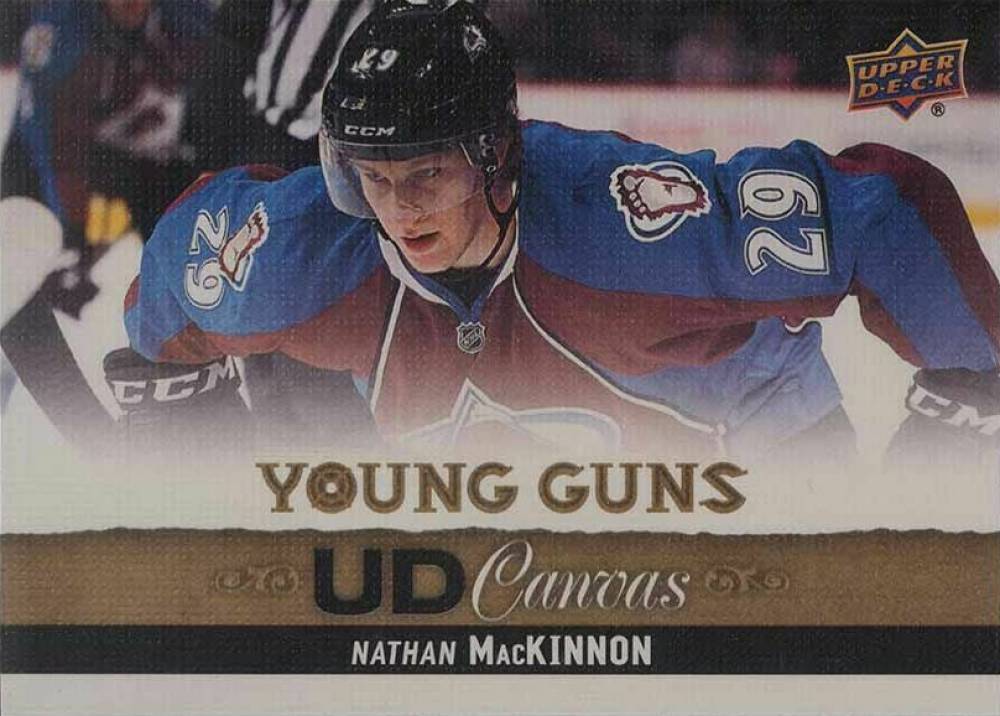2013 Upper Deck Canvas Nathan MacKinnon #C114 Hockey Card