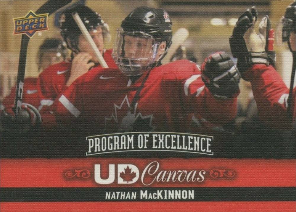 2013 Upper Deck Canvas Nathan MacKinnon #C257 Hockey Card