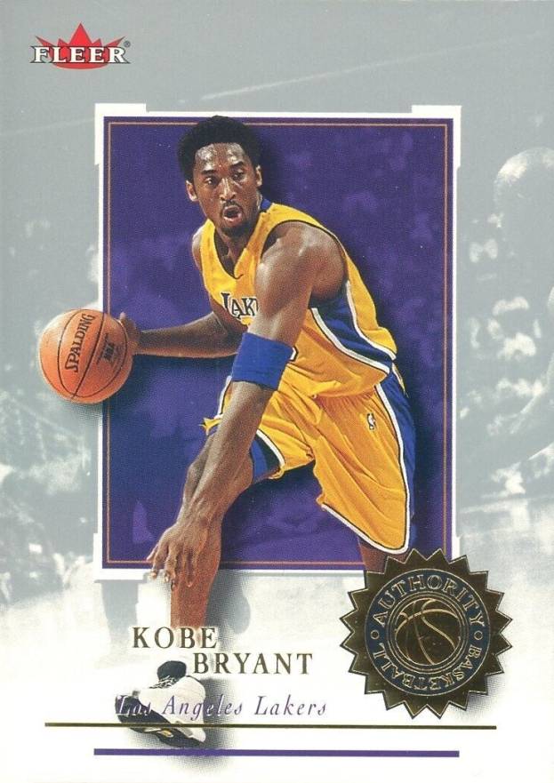 2000 Fleer Authority Kobe Bryant #87 Basketball Card