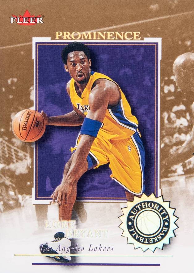 2000 Fleer Authority Kobe Bryant #87 Basketball Card