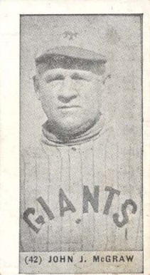 1928 Harrington's Ice Cream John J. McGraw #42 Baseball Card