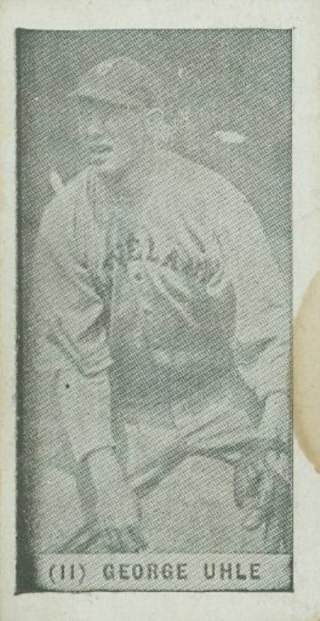 1928 Harrington's Ice Cream George Uhle #11 Baseball Card