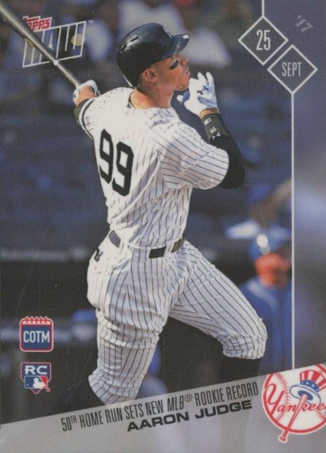 2017 Topps Now Card of the Month Aaron Judge #M-SEPT Baseball Card