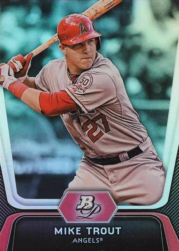 2012 Bowman Platinum Mike Trout #16 Baseball Card
