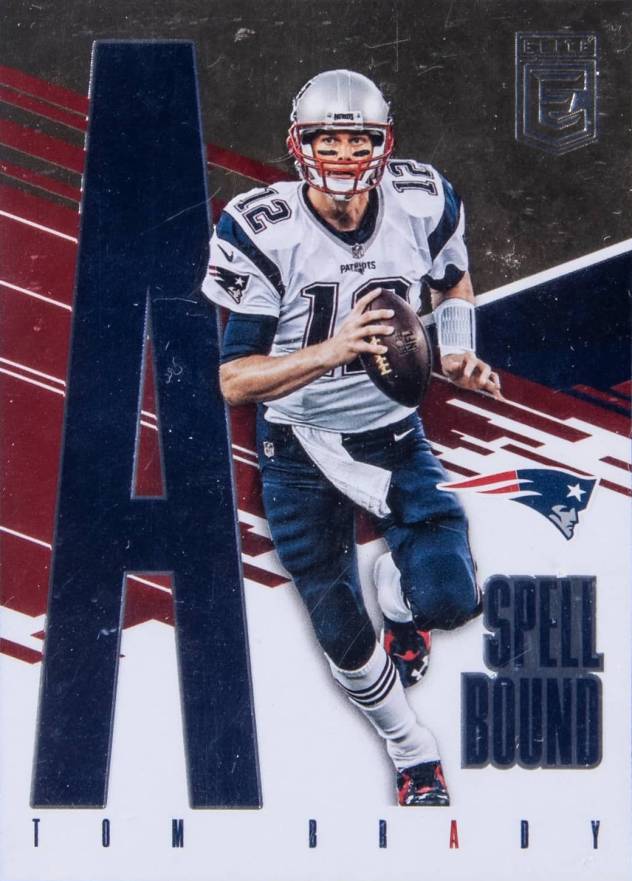 2017 Panini Donruss Elite Spellbound  Tom Brady #14 Football Card