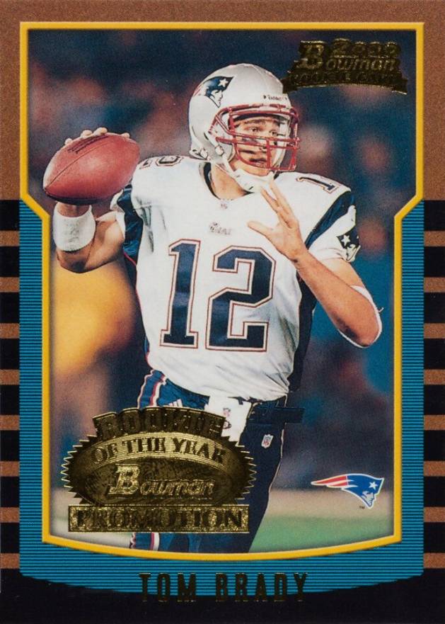 2000 Bowman ROY Promotion Tom Brady # Football Card