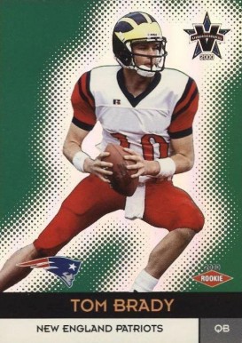 2000 Pacific Vanguard Tom Brady #139 Football Card