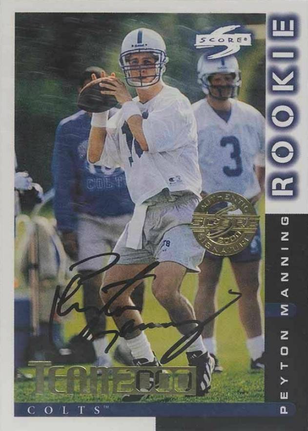 2000 Score Team 2000 Peyton Manning #TM17 Football Card
