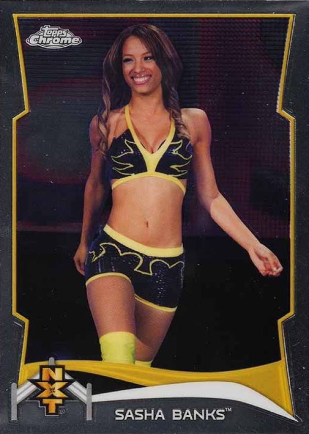 2014 Topps Chrome WWE NXT Prospects Sasha Banks #17 Other Sports Card