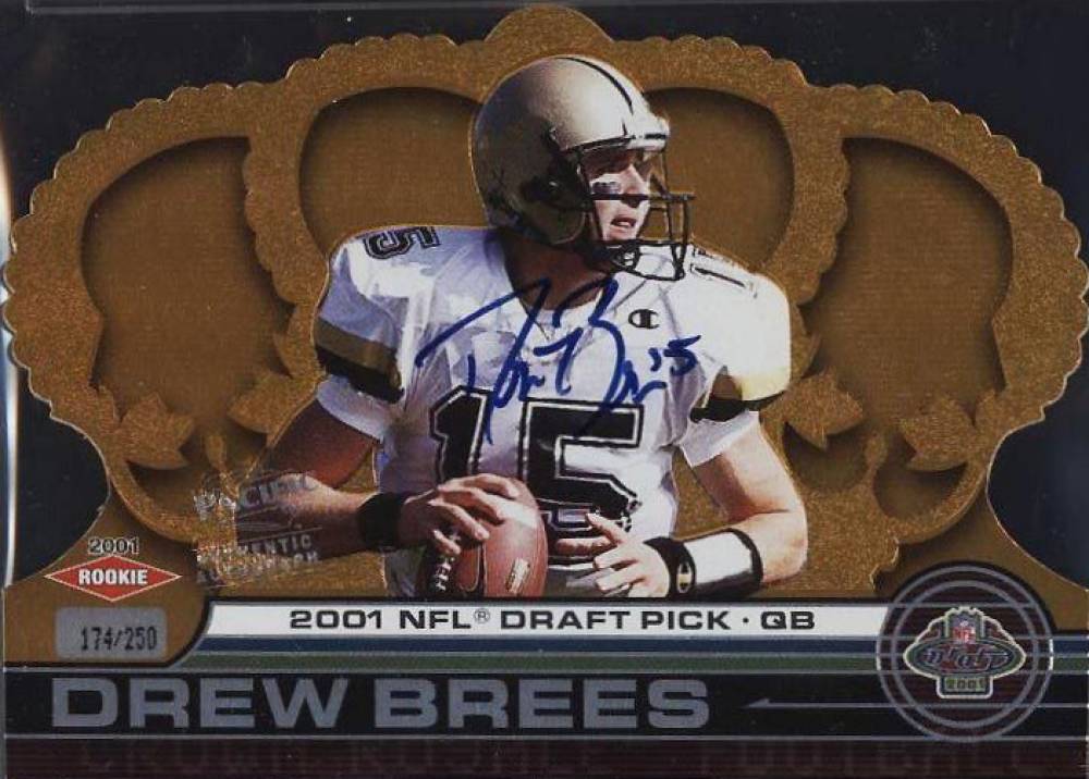 2001 Pacific Crown Royale Drew Brees #150 Football Card