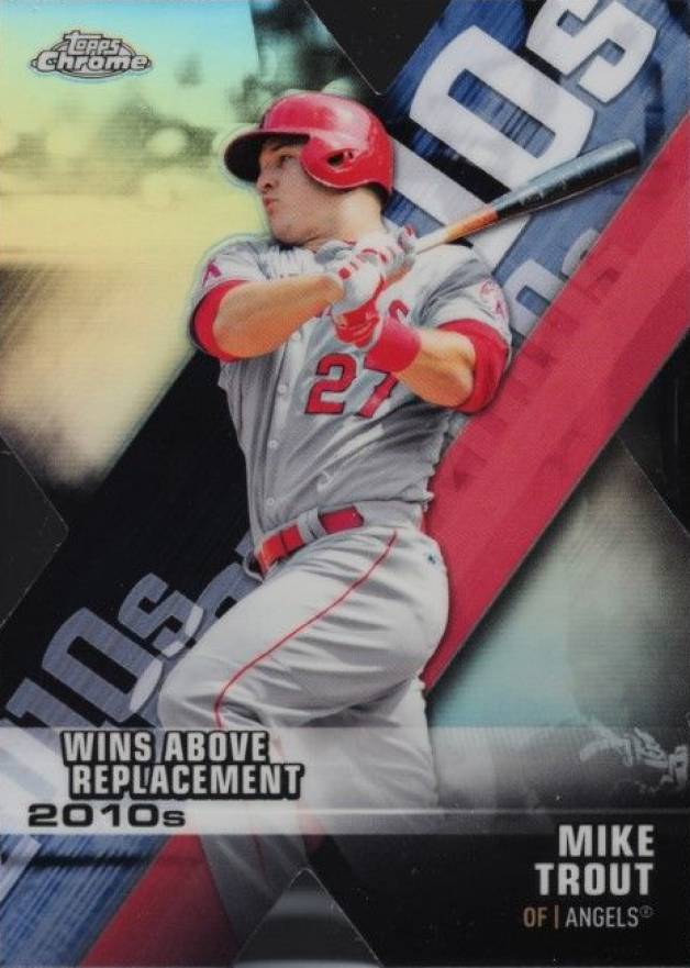 2020 Topps Chrome Decade of Dominance Die-Cut Mike Trout #DOD1 Baseball Card