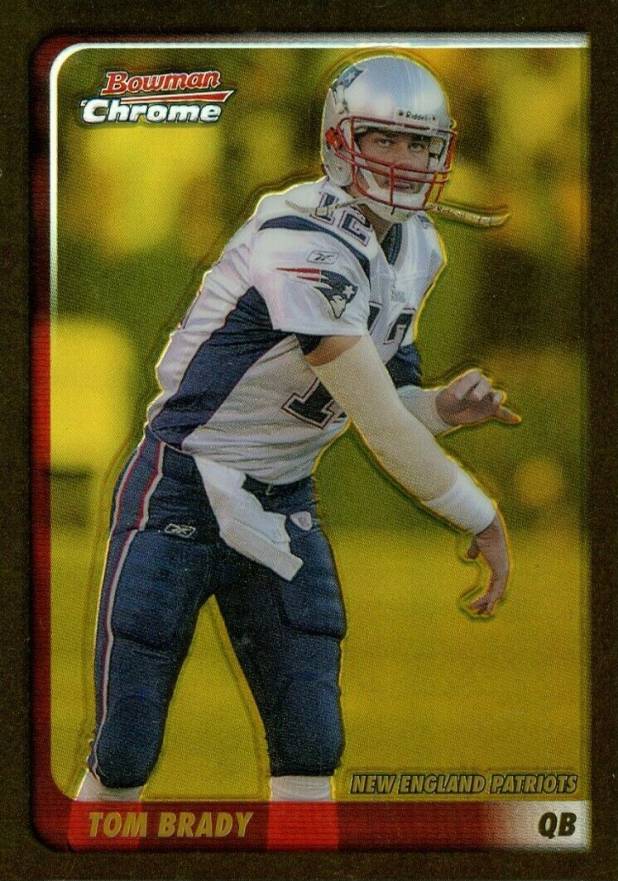 2003 Bowman Chrome Tom Brady #14 Football Card