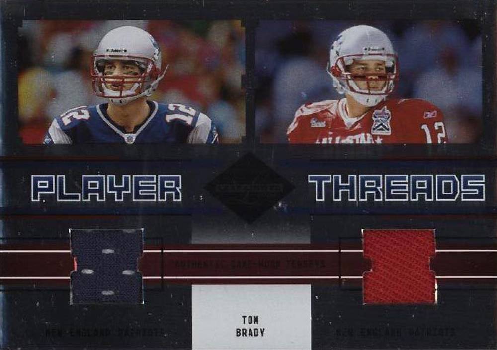 2004 Leaf Limited Player Threads Tom Brady #PT-28 Football Card