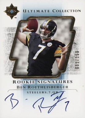 2004 Ultimate Collection  Ben Roethlisberger #127 Football Card