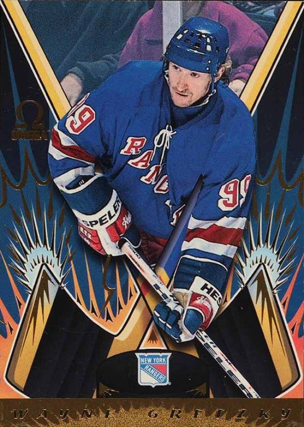 1997 Pacific Omega Stick Handle Laser Cuts Wayne Gretzky #13 Hockey Card