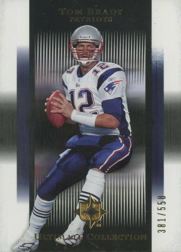 2005 Ultimate Collection Tom Brady #55 Football Card