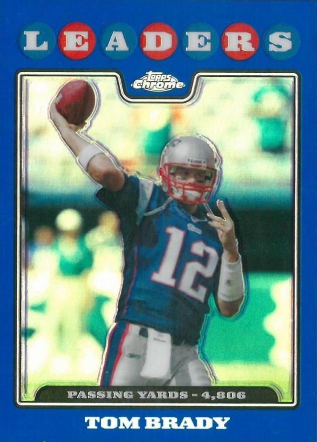 2008 Topps Chrome Tom Brady #TC121 Football Card