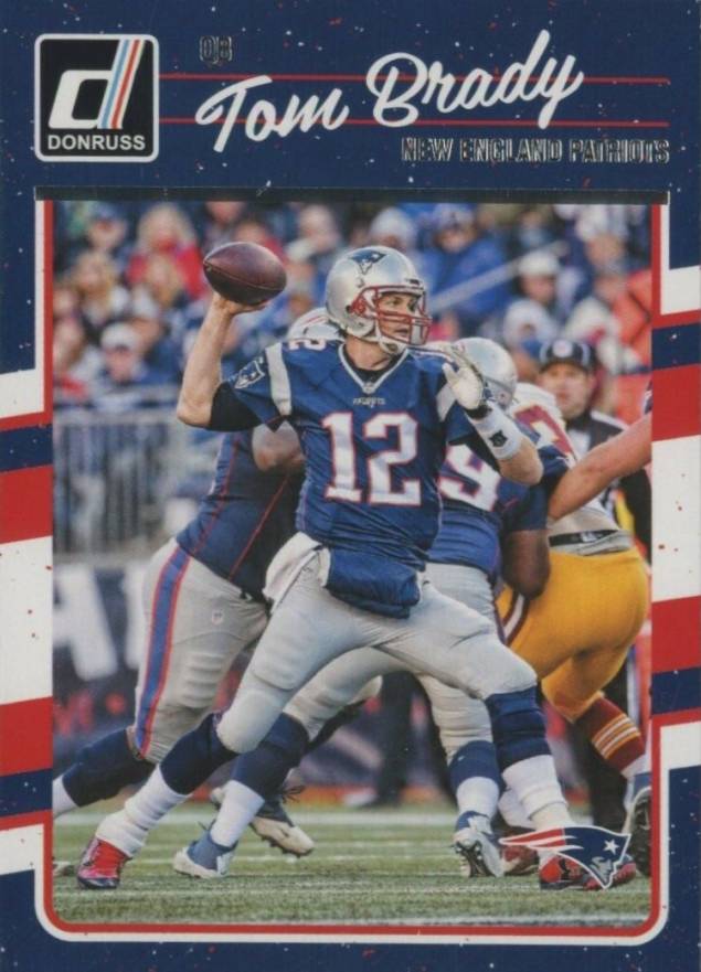 2016 Panini Donruss Tom Brady #180 Football Card