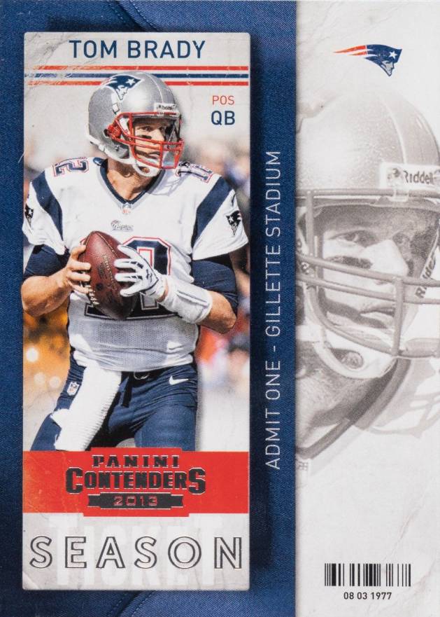 2013 Panini Contenders Tom Brady #67	  Football Card