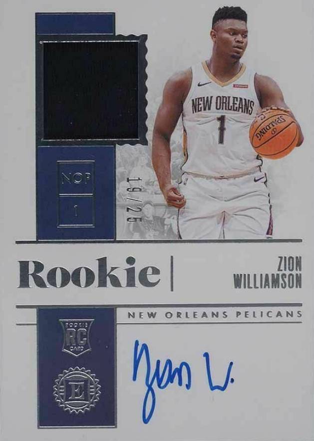 2019 Panini Encased Zion Williamson #191 Basketball Card