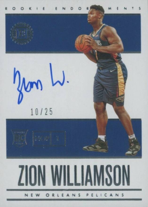 2019 Panini Encased Zion Williamson #112 Basketball Card