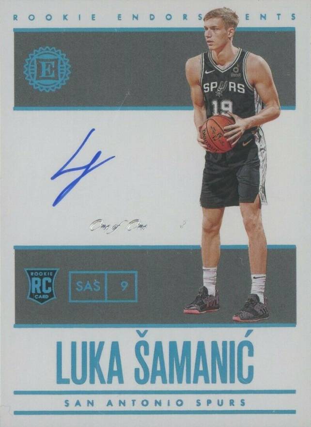 2019 Panini Encased Luka Samanic #111 Basketball Card